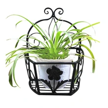 Настенная стойка настенная подвесная настенная Метопа цветочный горшок рамка хлорофитум зеленая Луо Цветочная рамка корзины