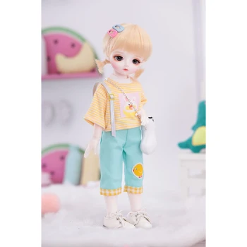 

1/6 BJD/SD Female Dolls Cotton Candy Cream Ball Joints Doll Set With Makeup Full Costume Kids Fashion Toy Gift - Fair Skin Color