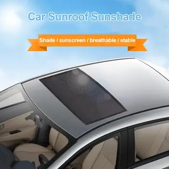 

Car Sunroof Sunshade Mesh Net UV Protection Anti-mosquito Magnetic Sun Shade Car Roof Cover UV Protection Roof Sunshade