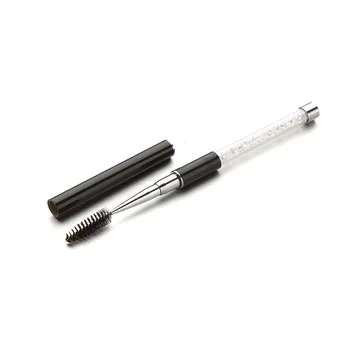 

Eyelash Eyebrow Mascara Makeup Brushes Extension Wands Spiral Rhinestone Applicator Spoolers Eyes Cosmetic Comb Tools 6 Colors