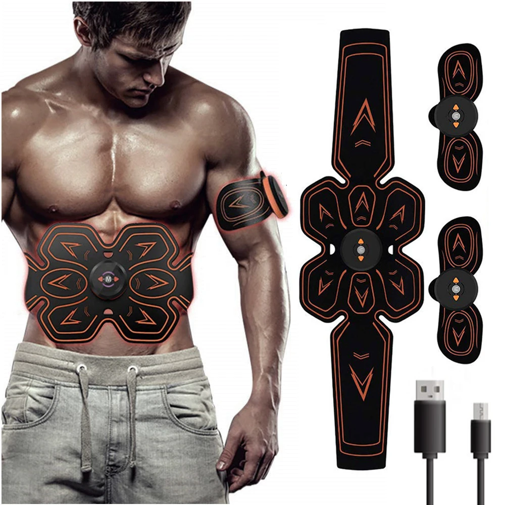 EMS Hip Abdominal Trainer Smart Electrostimulation ABS Muscle Stimulator Device Fitness Arm Exercise Body Massage Slimming Belt