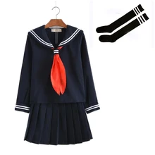 S 3XL mulheres meninas uniforme escolar cosplay traje japonês estudante uniformes de marinheiro anime hell girl perfprmance jk outfit