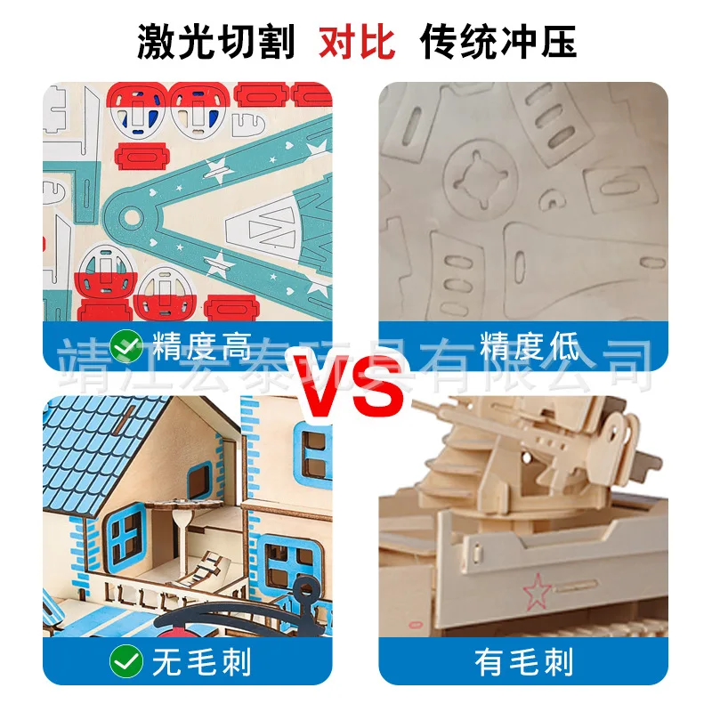 

Fergus Toy Big Cock Children'S Educational Toy Model 3D Wooden Puzzle Place of Origin Supply of Goods