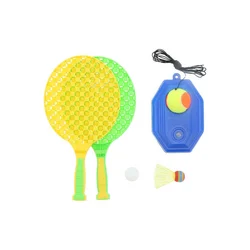Juguete deportivo educativo para niños, raqueta de tenis, pelota de entrenamiento con cuerda, tenis de mesa, bádminton, pelota de nieve