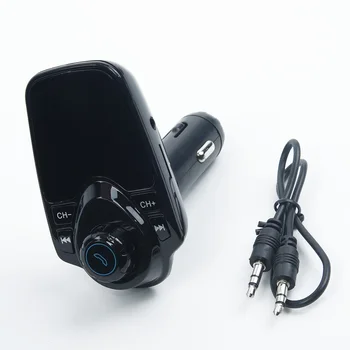 

Auto Car Bluetooth Hands-Free LCD Screen Dual USB MIC MP3 TF FM Transmitters