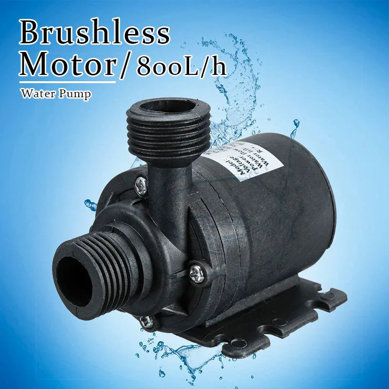 800L/H 5m DC 12V 24V Solar Brushless Motor Water Circulation Pump Submersibles Pumps | Обустройство дома