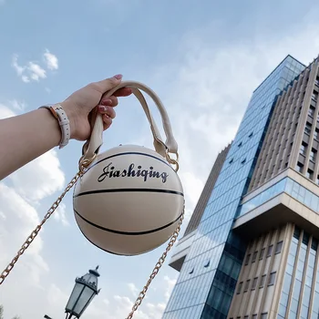 

Basketball bag super hot fashion shoulder bag 2020 summer female letters wild messenger bag chain spoof handbag womens bags