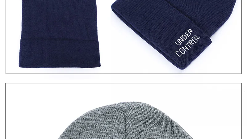 Fashion Winter Hats for Woman Casual Beanies for Men Women Warm Knitted Winter Hat Fashion Solid Hip-hop Beanie Hat Unisex Cap