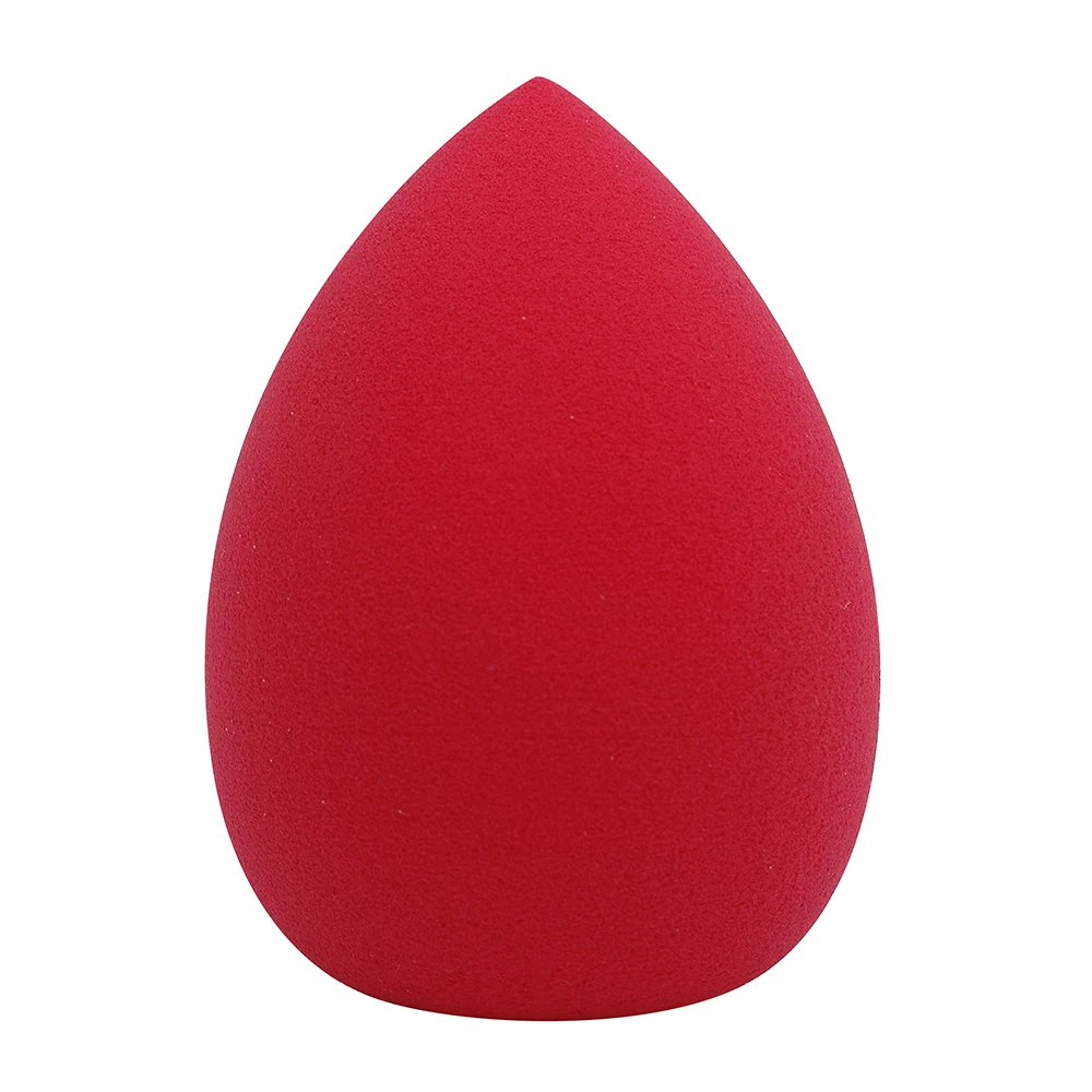 1pcs Cosmetic Puff Powder Puff Smooth Women's Makeup Foundation Sponge Beauty to Make Up Tools Accessories Water-drop Shape - Цвет: ROSE RED