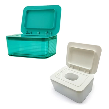 

Baby Wipes Dispenser with Lid Tissue Napkin Storage Box Seal Design Home Office Dustproof Container Case Holder