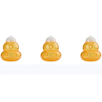 

3Pcs Bee Catcher Beehive Wasp Trap Hornets Yellow Jackets Wasp Repellent Hornet Trap Wasp Hornet Hanging Traps