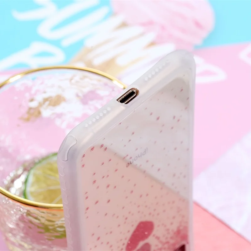 Милый чехол для телефона LISCN с сердечком Блестящий Прозрачный Роскошный iPhone 6 6S Plus