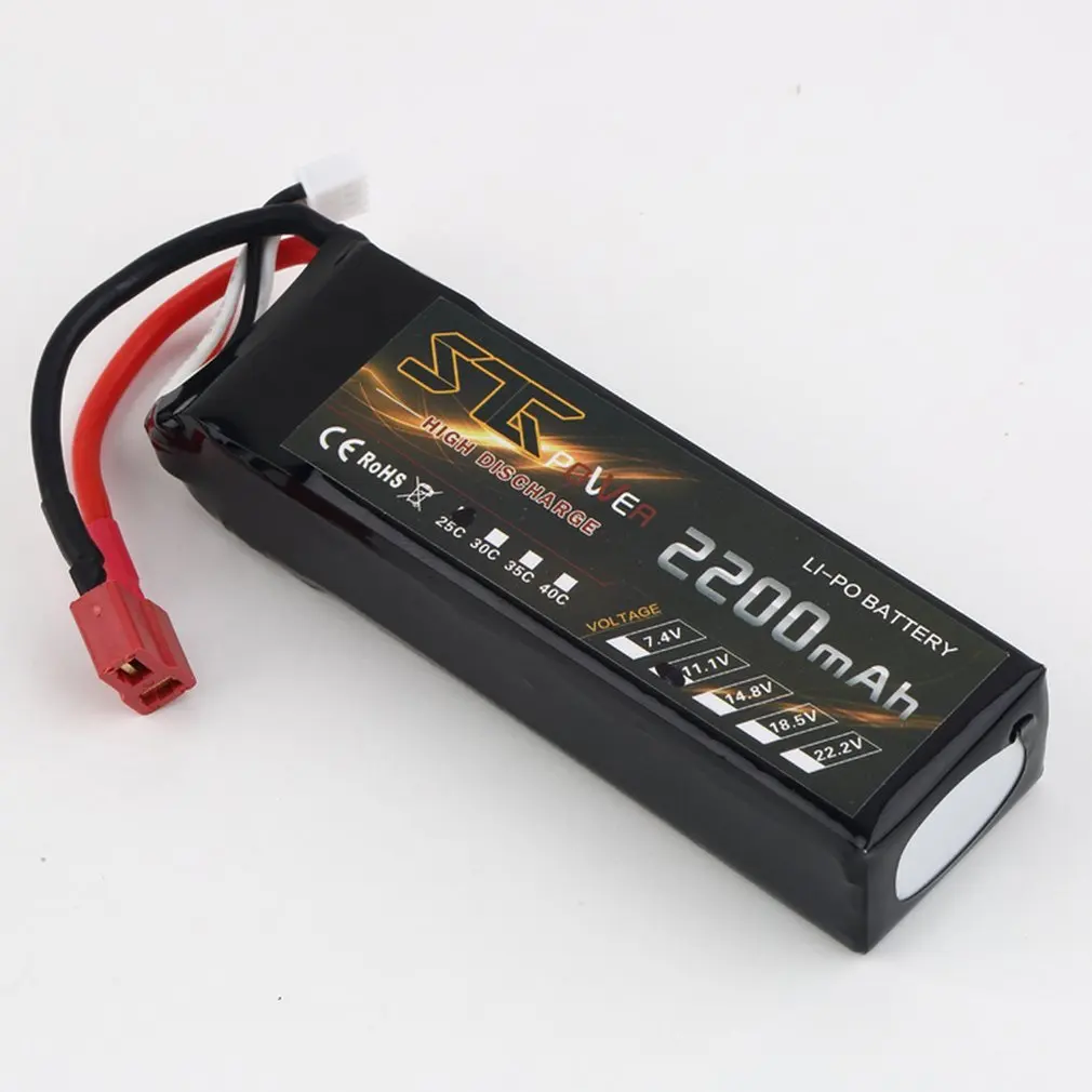 STG 11,1 V 2200mAh 25C LIPO аккумулятор w/Deans для RC самолетов Heli/Quad