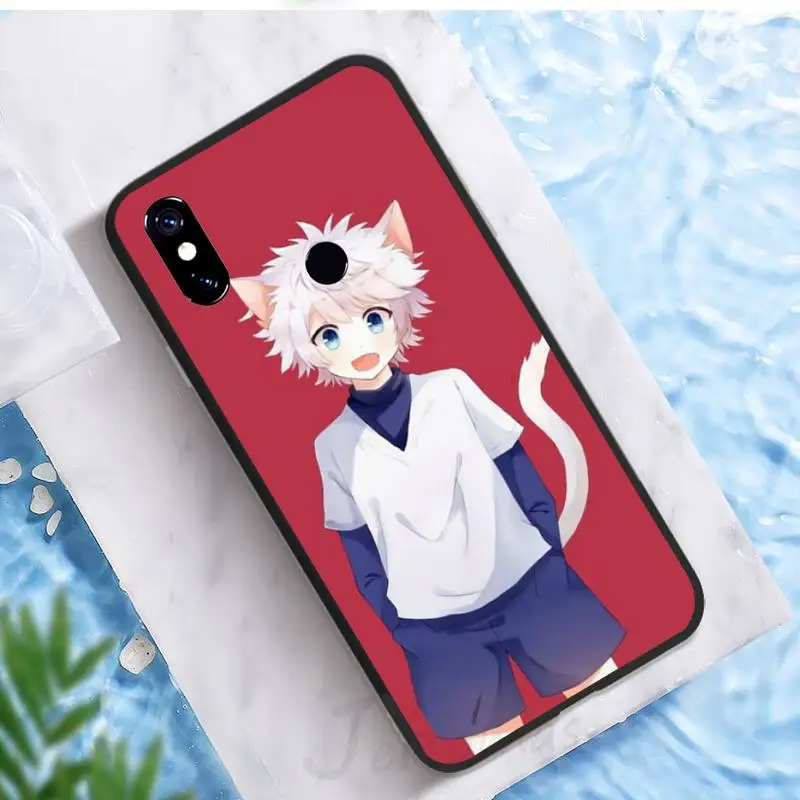 Anime HUNTER×HUNTER Killua Zoldyck Ốp Lưng Điện Thoại Xiaomi Redmi 7 8 9T A3 9se K20 Mi8 Max3 Lite 9 note 9S 10 Pro xiaomi leather case cosmos blue