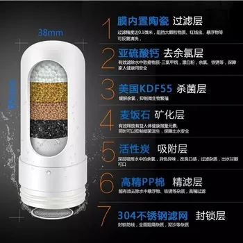 

Faucet water purifier ceramic filter element Faucet water purifier household water purifier filter element
