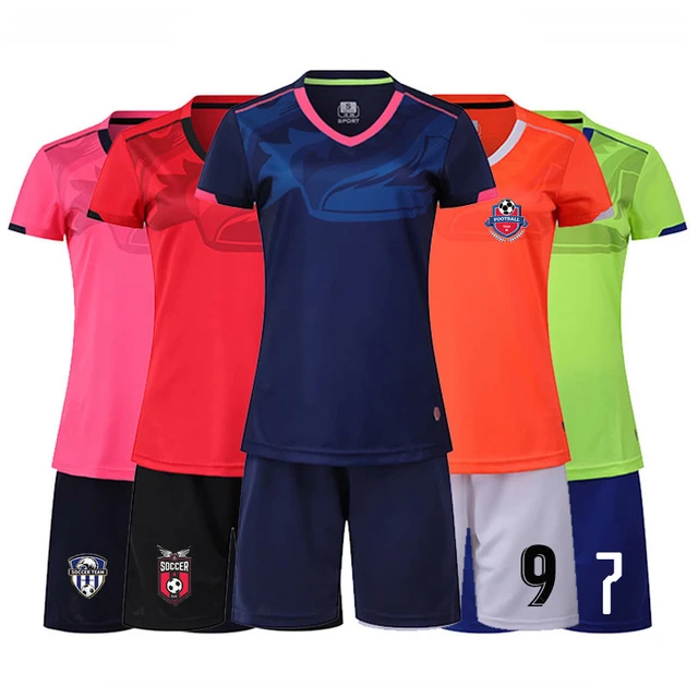 Conjunto De Camiseta De Fútbol Para Mujer, Kit De Ropa De Fútbol Niño Y Mujer, Uniformes De Entrenamiento, Conjuntos De Fútbol Para Mujer Sets De Fútbol - AliExpress