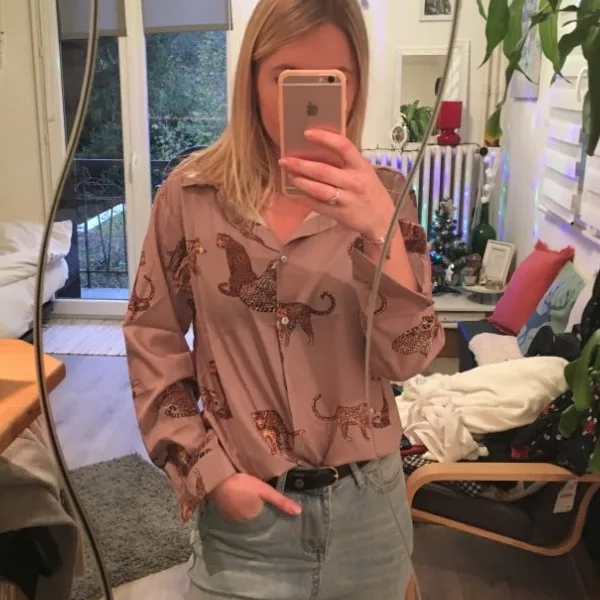 Animal Prints Shirt Women Spring 2020 New Fashion Long Sleeve Blouse Female Loose Shirts Animal Prints Shirt Women Spring 2020 New Fashion Long Sleeve Blouse Female Loose Shirts