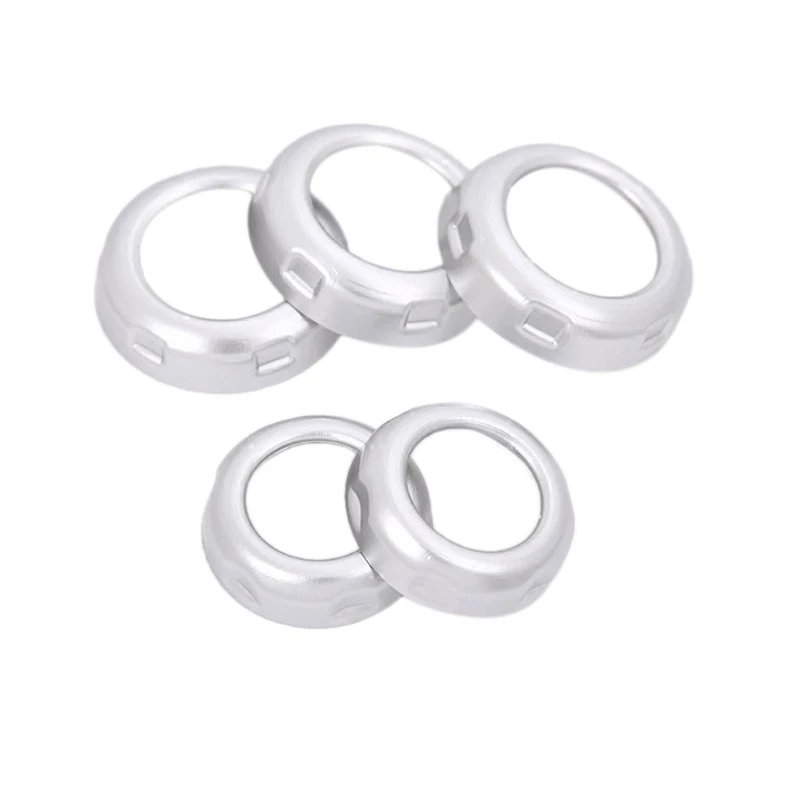 

5pcs/set Chrome Volume and Air Conditioning Knobs Trim for Land Rover Discovery 4 LR4 Range Rover Sport Car Accessory and Part