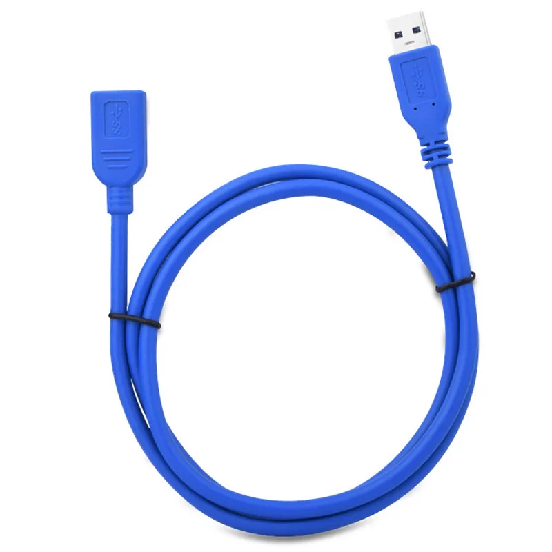 AiSMei 1,5 м супер скорость USB3.0 удлинитель USB 3,0 компьютерный удлинитель высокоскоростной кабель передачи данных Мужской и Женский Шнур