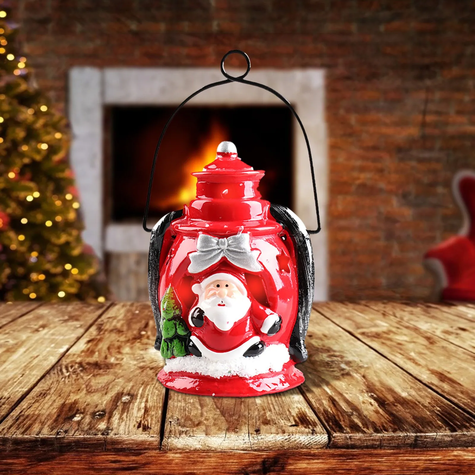 Weihnachten украшения для пожилых людей снеговик портативная маленькая свеча