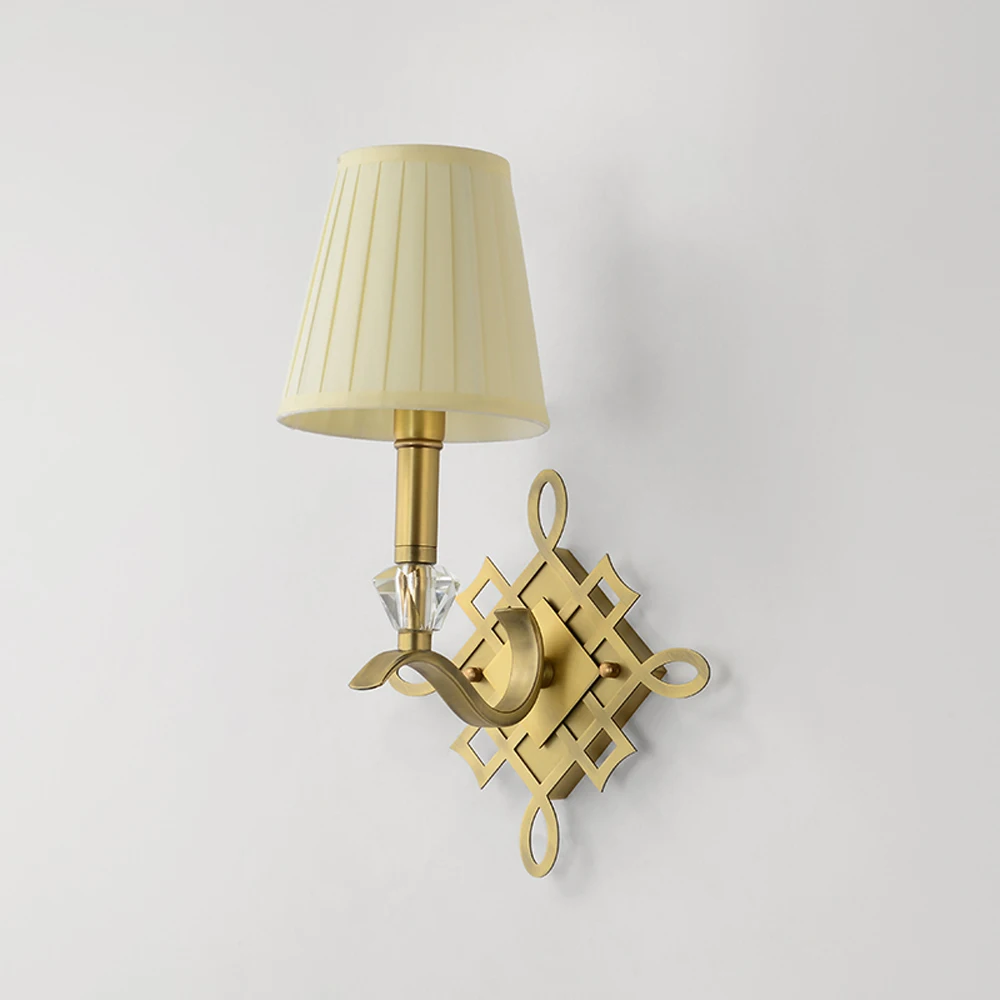 artistic design brass wall lights modern home wandlampen hotel stair lights height 40cm