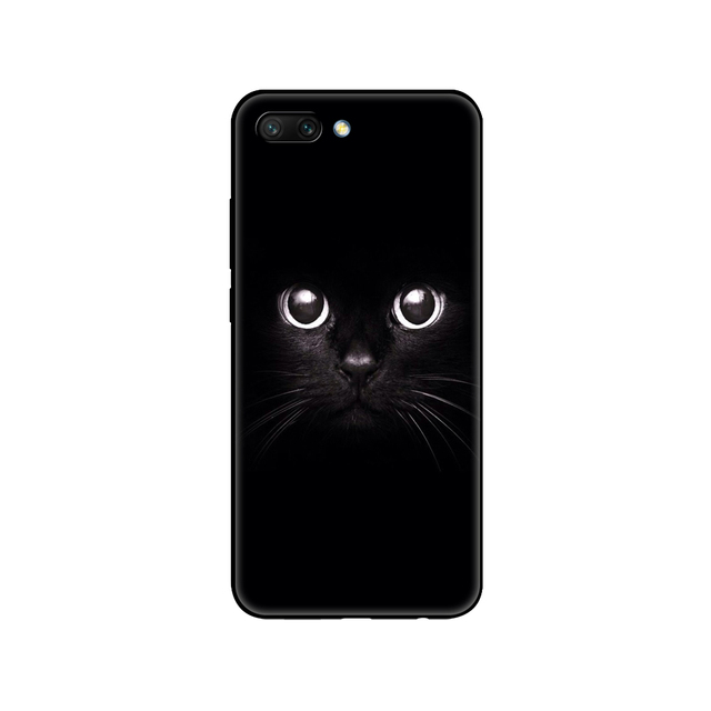 honor 10 case soft silicon tpu back phone cover for huawei honor 10 Case Etui protective printing coque black tpu case
