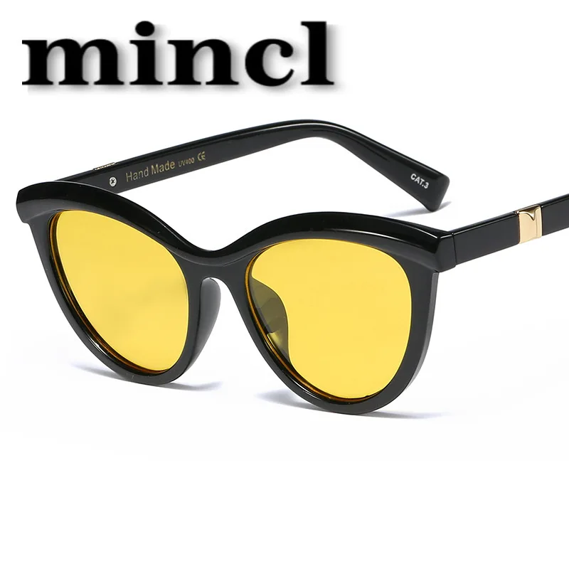 MINCL новые желтые солнцезащитные очки ночного видения очки для мужчин для женщин очки UV400 Солнцезащитные очки для вождения ночного вождения UV400 NX