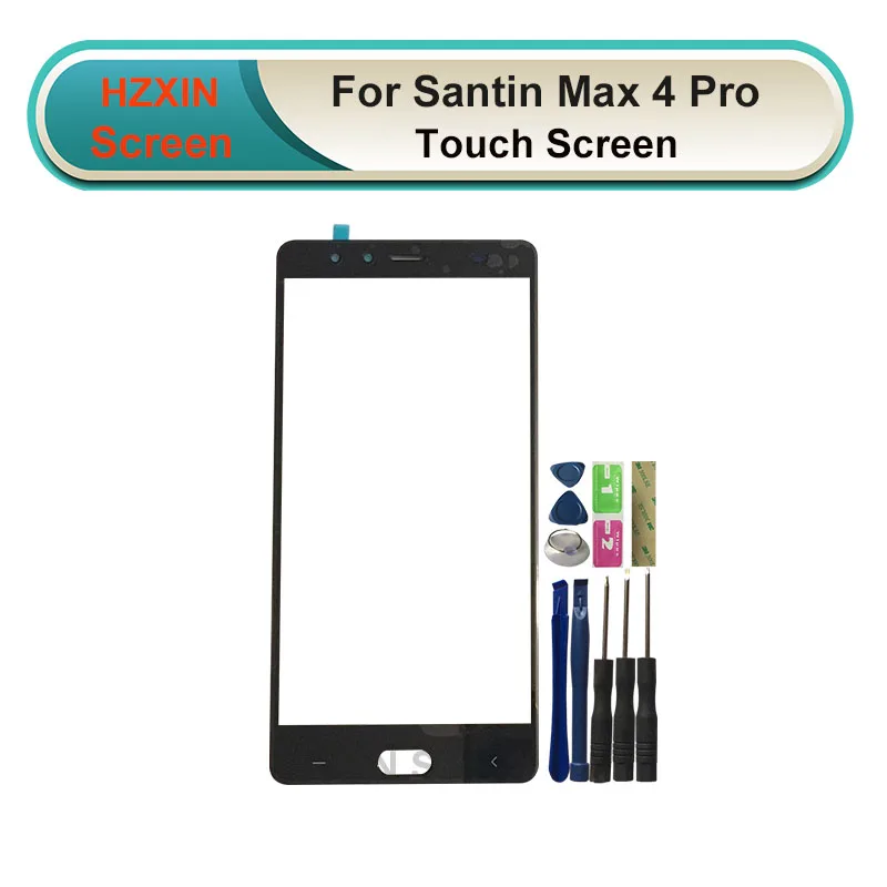 For Santin Max 4 Pro Touch Screen No LCD Display Digitizer Assembly Replacement With Tools | Мобильные телефоны и