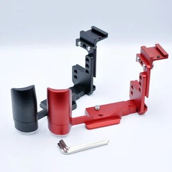 

Vertical Quick Release L Plate/Bracket Holder Hand Grip Adapter with Hotshoe for Canon EOS-M6 Camera Tripod