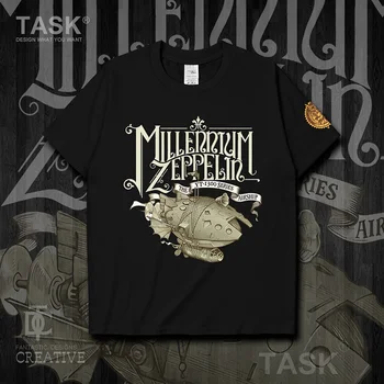 

Germany Millennium Zeppelin Airship Steampunk T-Shirt Cotton O-Neck Short Sleeve Steampunk Enthusiasts Unisex T Shirt Size S-3XL
