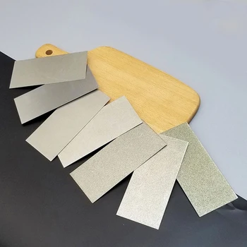 

400 Grit Diamond Whetstone Grinding Plate Polishing Grit Whetstone Polishing Sander Diamond Sandpaper for Wood Polishing170x75mm