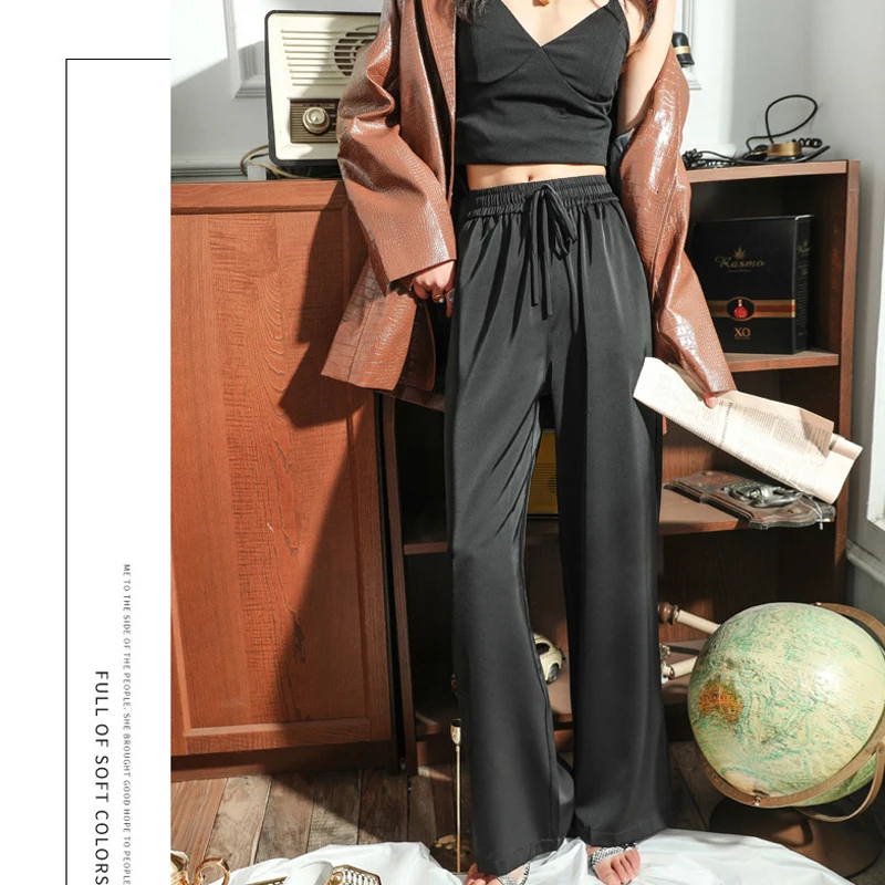 a new day Satin Casual Pants for Women