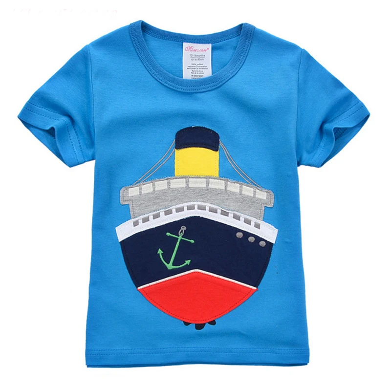 Y93 Free shipping boys cartoon T-shirt cotton short-sleeved T-shirt sports breathable short-sleeved sweatshirt