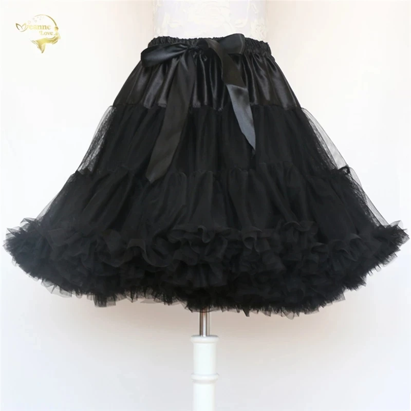 Black Fashion Ball Gown Underskirt Swing Short Dress Petticoat Lolita Petticoat Ballet Tutu