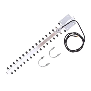 

2.4Ghz Wifi Antenna 25Dbi Rp Sma Outdoor Wireless Yagi Antenna Directional Booster Amplifier Modem Cable