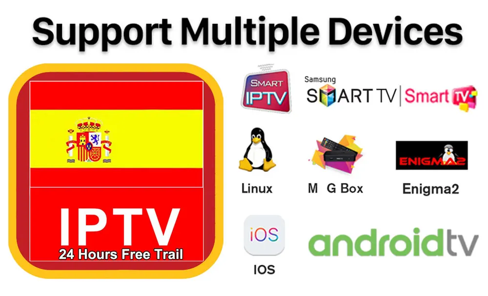 Испанский IP tv испанский Live tv каналы espa a M3U подписка IP tv код счета M3u VLC для Android Box Enigma2 IOS Smart tv PC