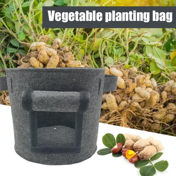 

Felt Vegetable Planting Seedling Pots Non-woven Potato Grow Bags Garden Tools for Home Garden Plant Transplanting