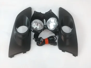 

Osmrk Front bumper light Front fog lamp for Chevrolet aveo 2011-2013 with frame cover, wires and switch