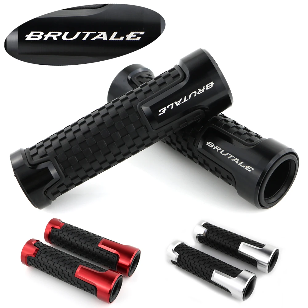 

For MV Agusta Brutale 675 800 750 910 989R BRUTALE 1078 RR BRUTALE 920 990 1090RR Handle Grip CNC Aluminum None-Slip Rubber