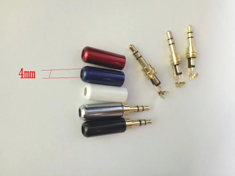 100pcs 3.5mm stereo 3 Pole Male Repair Earphones J...