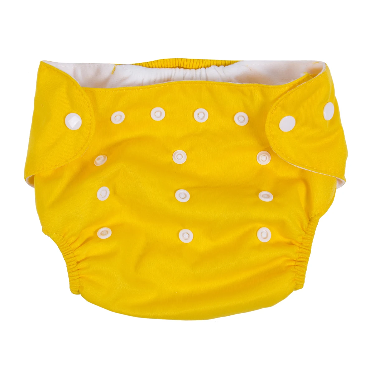 Pudcoco/1 шт., многоразовые регулируемые детские штаны для мальчиков и девочек, стираемые тканевые подгузники, детские подгузники, спортивные штаны, однотонные, 7 цветов - Цвет: Цвет: желтый