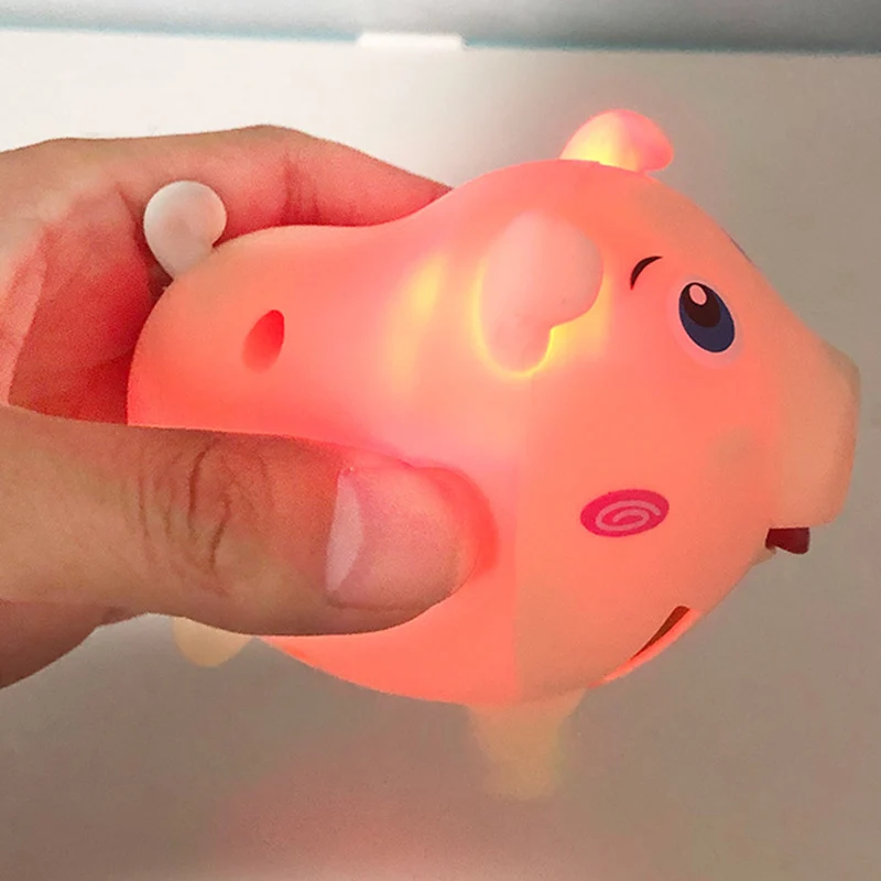 Игрушка бегущая свинья свистки Звуковое управление Индукционная Электрическая свинья игрушка Рождественский подарок PAK55