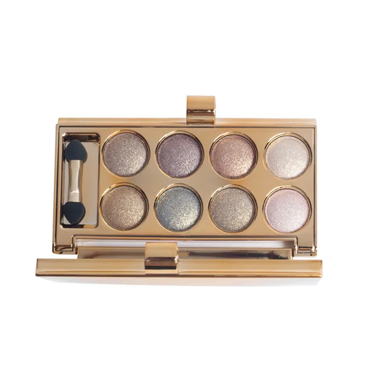 

Lameila Eight-Color Eye Shadow Diamond Peach Blossom Makeup Smoked Earth Color Not Easy to Smudge Eye Shadow