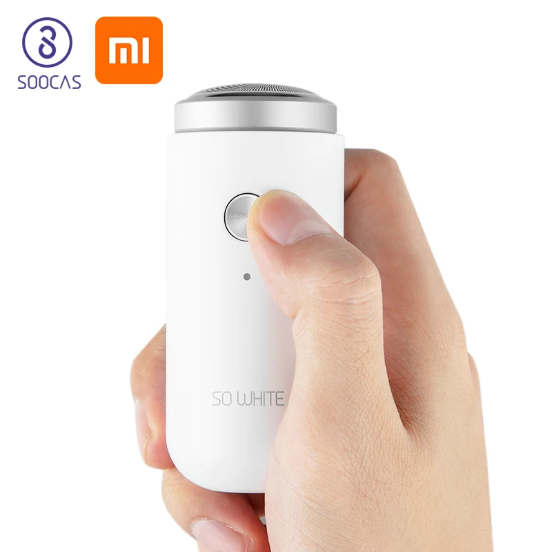 

Xiaomi Mini Shaver SOOCAS SO WHITE Portable Men Electric USB Rechargeable MIni Shaver Beard Trimmer shaving machine for travel