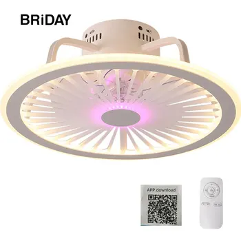 

new 50cm Bluetooth smart led ceiling fan lamp with lights remote control