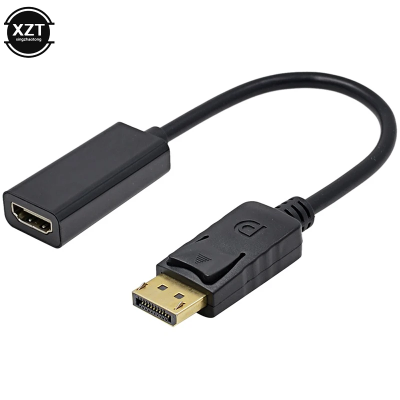 1080P DP порт дисплея к HDMI Кабельный адаптер штекер гнездо для ноутбука HP/DELL ПК