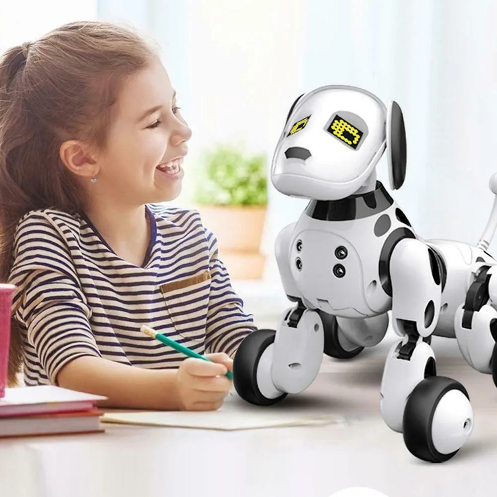 Пульт дистанционного управления милые животные RC робот собака Беспроводная электронная игрушка питомец умный светодиодный подарок на день рождения Дети интерактивные развивающие