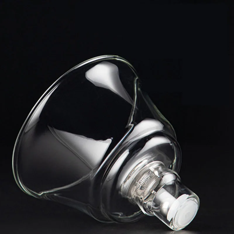 Lazy Kungfu Glass Tea Set, Magnetic Water Diversion Rotating Cover Bowl, Semi-Automatic Glass Teapot Suit for Home Gifts, Outd