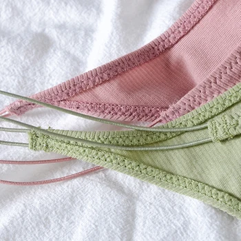 Thin Strap Cotton Thong Tangas Lingerie Sexy Underwear Low Waist Temptation Sex Panties String T Pants Seamless Briefs 4