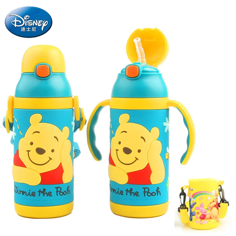 05 one bottle 380 мл 3D мультфильм Дисней Минни Микки детская кружка для воды из нержавеющей стали изоляционная бутылка портативная соломенная чашка фестиваль детские чашки - Цвет: 05 one bottle